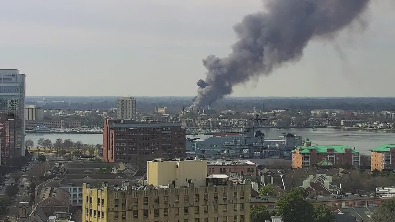 Portsmouth fire today: Large industrial structure fire in Portsmouth New Hampshire prompts major emergency response as crews battle to contain the massive blaze